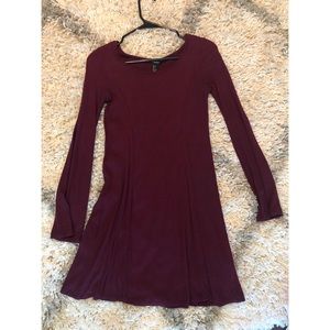 maroon dress